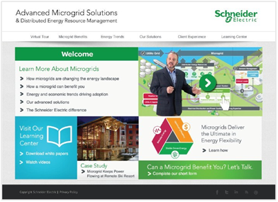 Schneider-Electric-Microgrid-Website